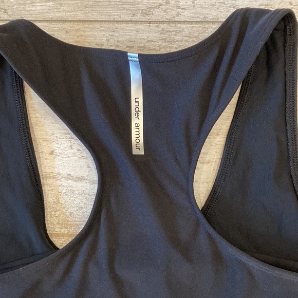 Under Armour Fitted Athletic Dress Black Silver Medium - Picture 4 of 9